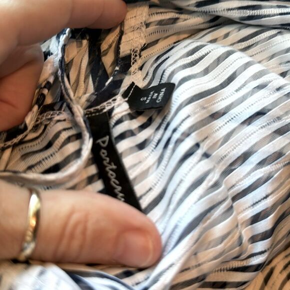 Portocruz  Leaf Print Swim Cover-Up - Small - Picture 7 of 7